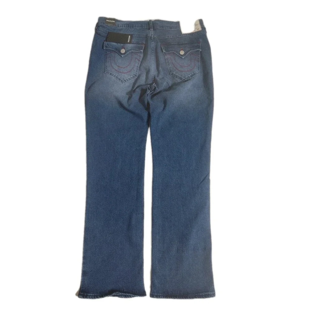 True Religion‎ Jeans Ricky Relaxed Straight Flap Rustic Barn Wash 36X34 Denim